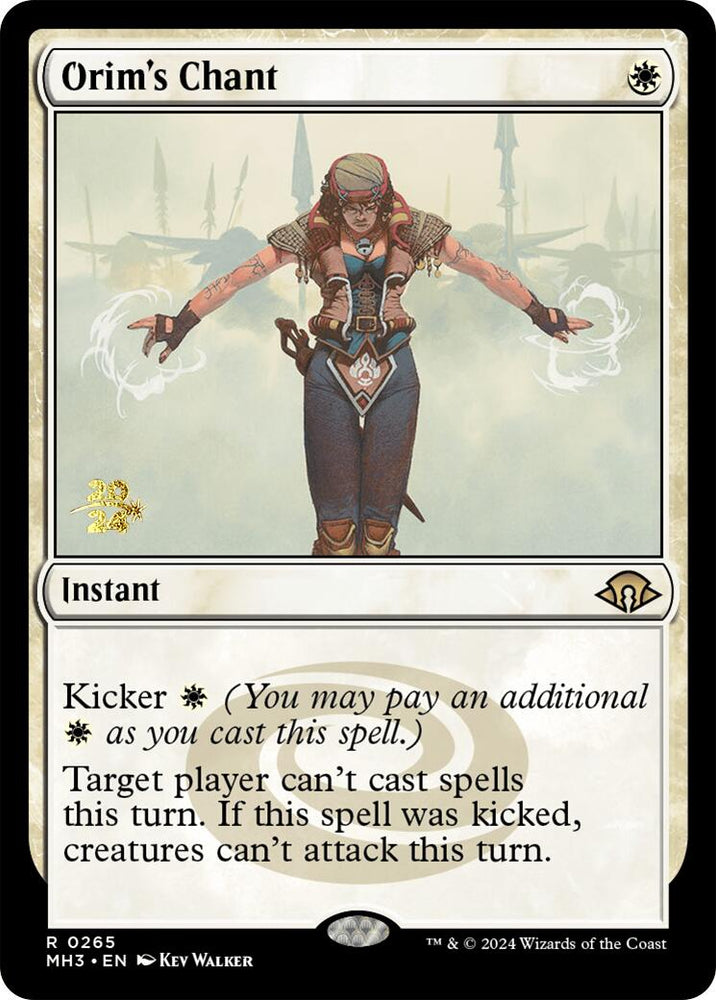 Orim's Chant [Modern Horizons 3 Prerelease Promos]