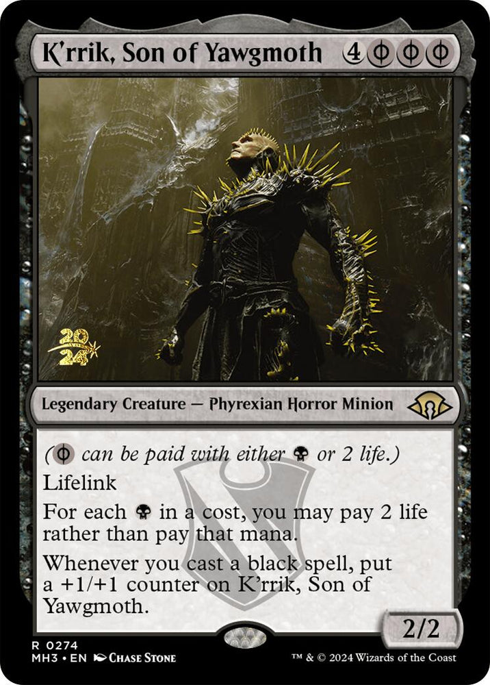 K'rrik, Son of Yawgmoth [Modern Horizons 3 Prerelease Promos]