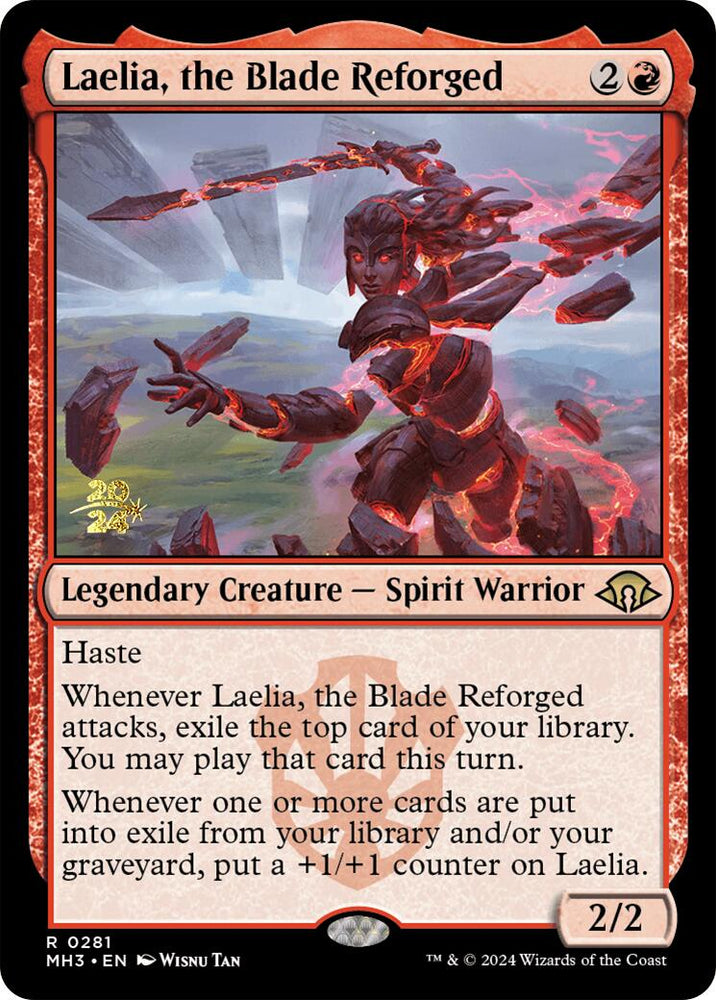 Laelia, the Blade Reforged [Modern Horizons 3 Prerelease Promos]