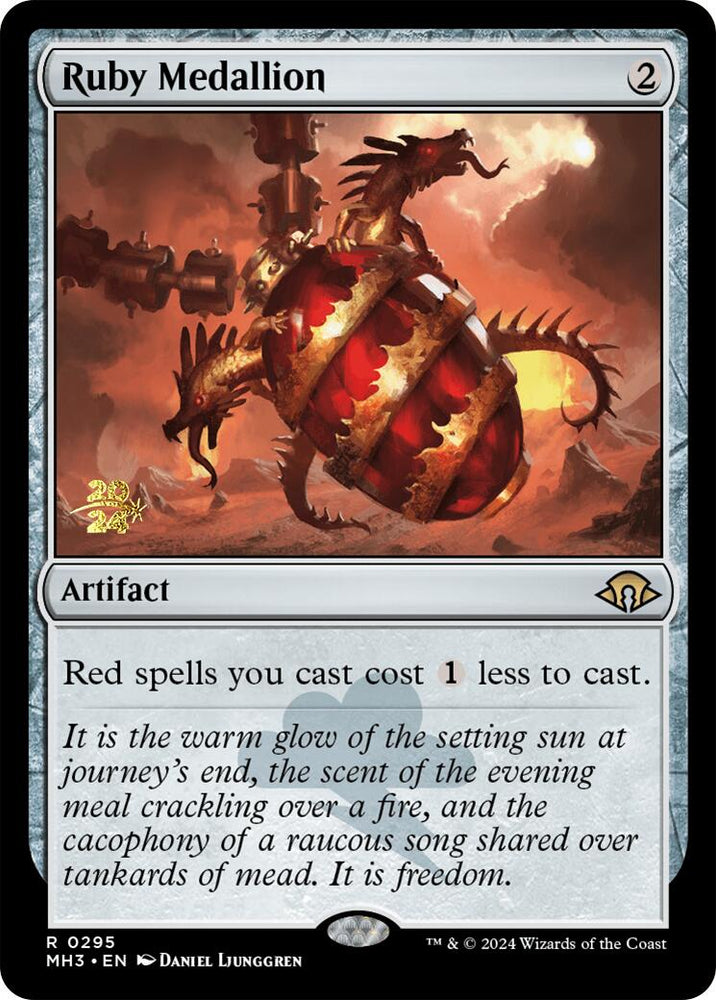 Ruby Medallion [Modern Horizons 3 Prerelease Promos]