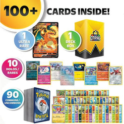Ultra Rare Battle Bundle | 100+ Pokemon Cards | 1x Ultra Rare Guaranteed | Holos & Rares Included!