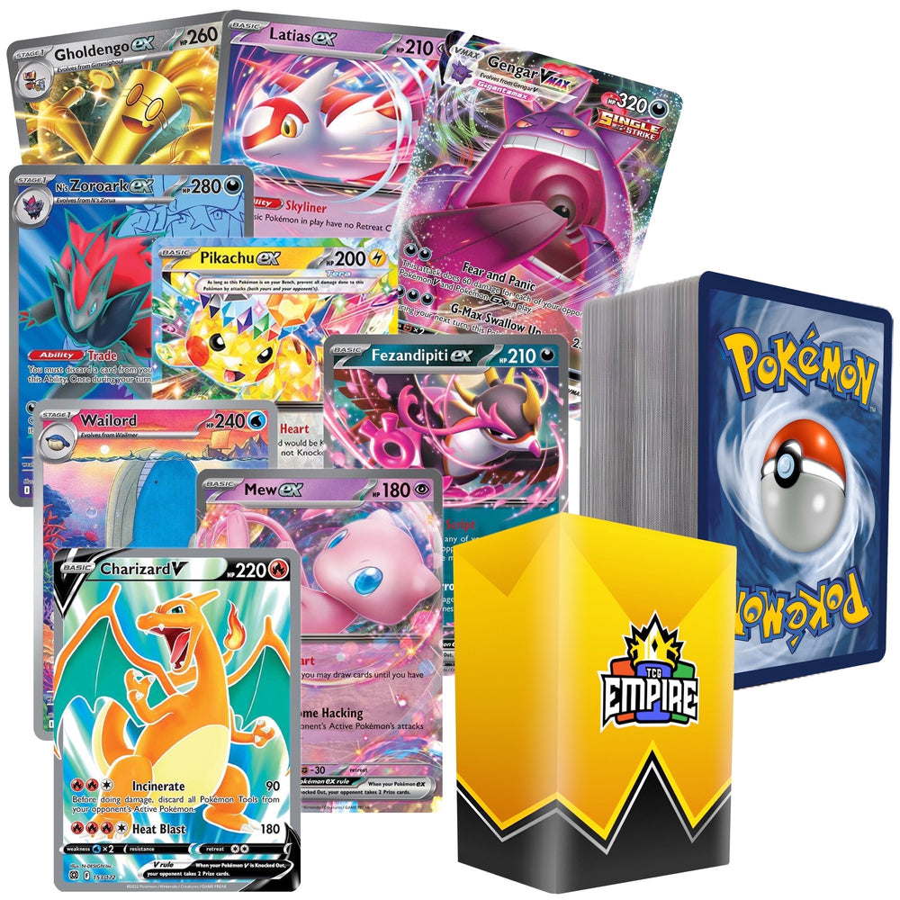 Ultra Rare Battle Bundle | 100+ Pokemon Cards | 1x Ultra Rare Guaranteed | Holos & Rares Included!